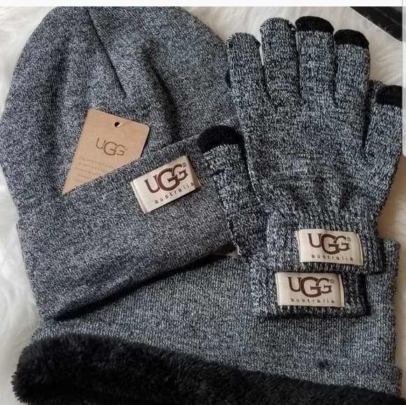 🎁🆕️Hat Scarf Glove 3pc UGG Gift Set - Picture 7 of 8